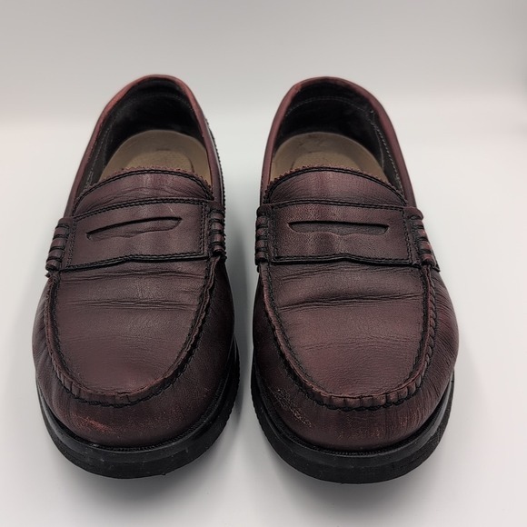 Mens Sz‎ 11 Rockport Vibram Leather Loafers Beef Roll main image 8